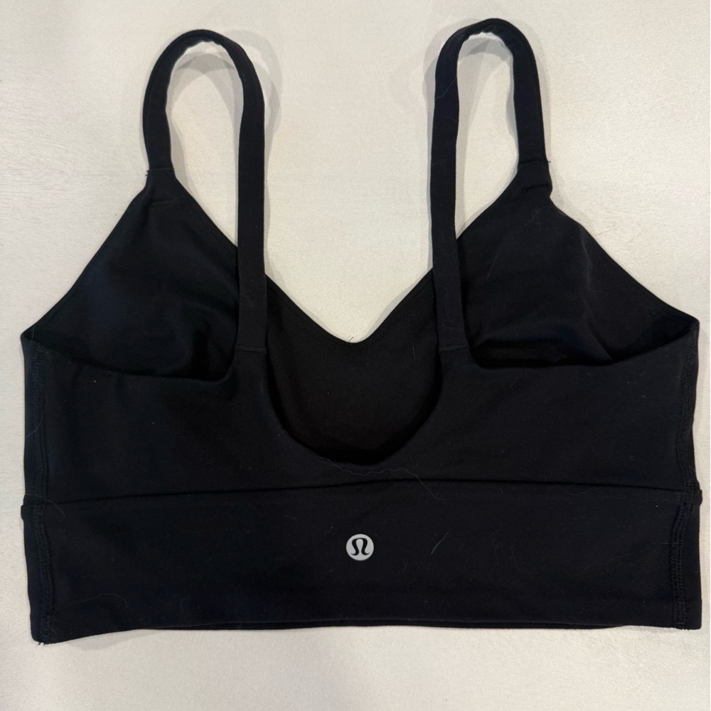 Black lululemon focuser scoop neck bra - Picture 2 of 2